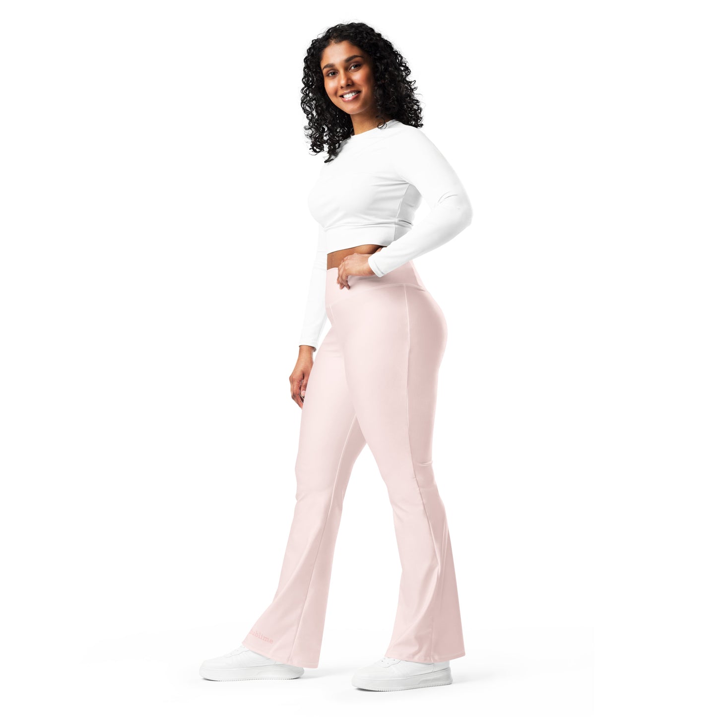 Flare leggings- Powder Pink