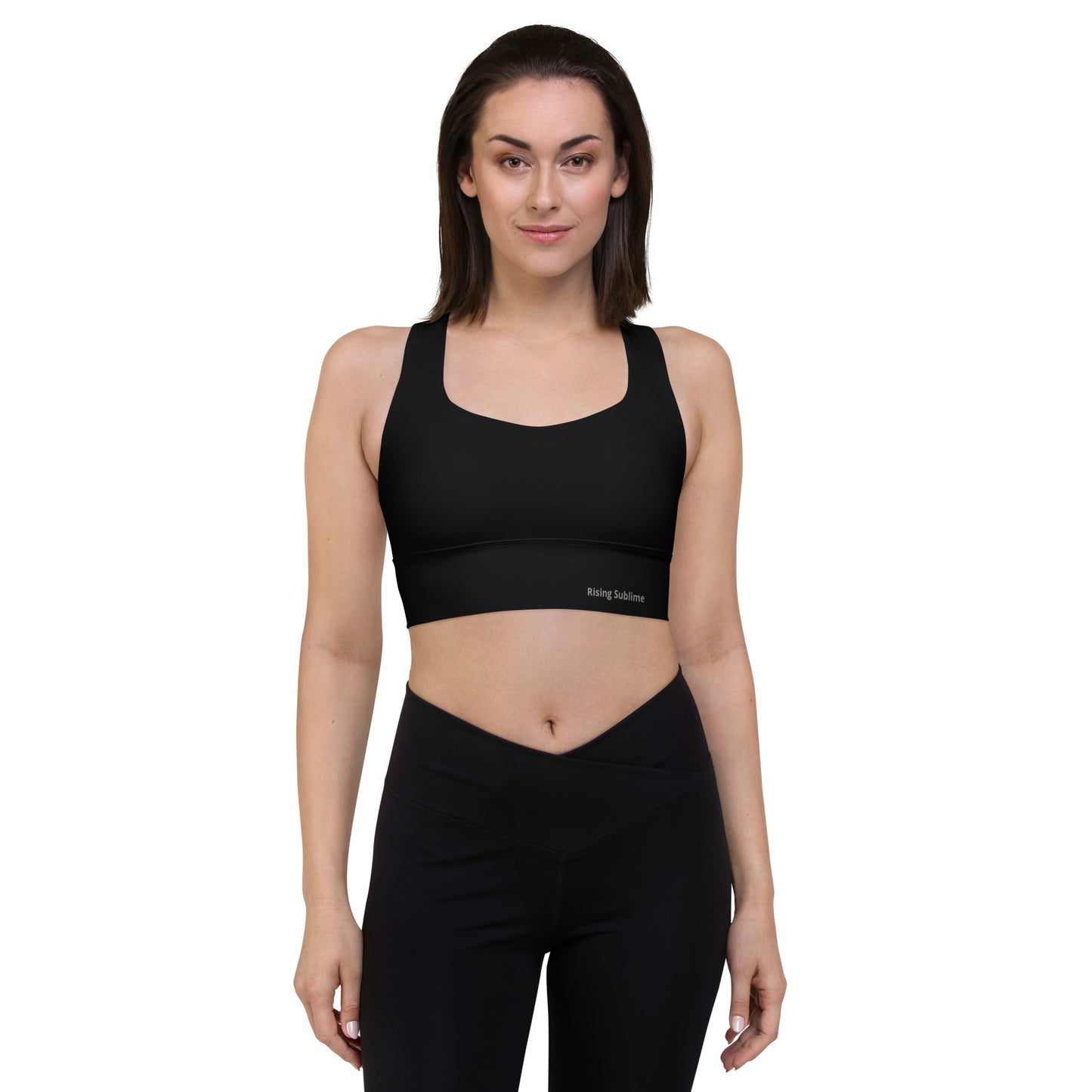 Rising Sublime Longline sports bra / Black