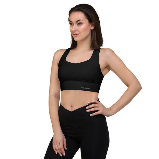 Rising Sublime Longline sports bra / Black