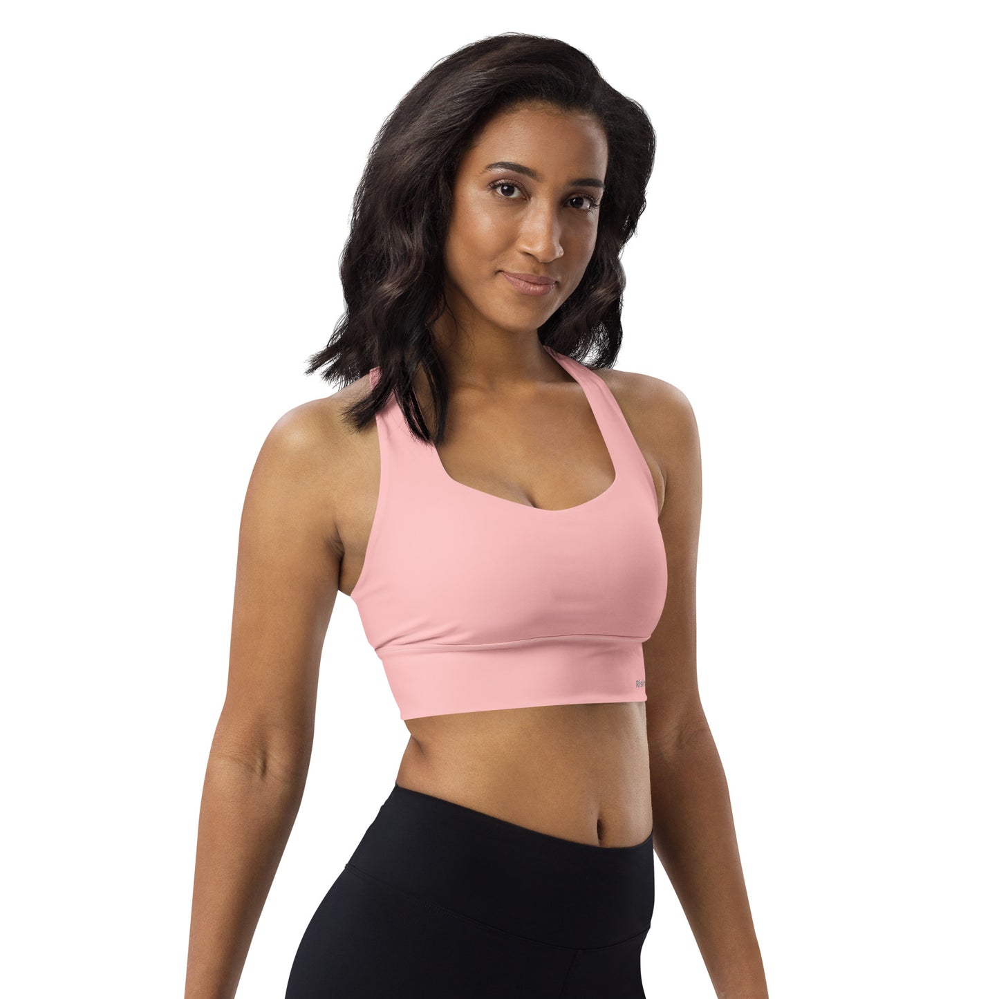 Rising Sublime Longline sports bra / Soft Pink