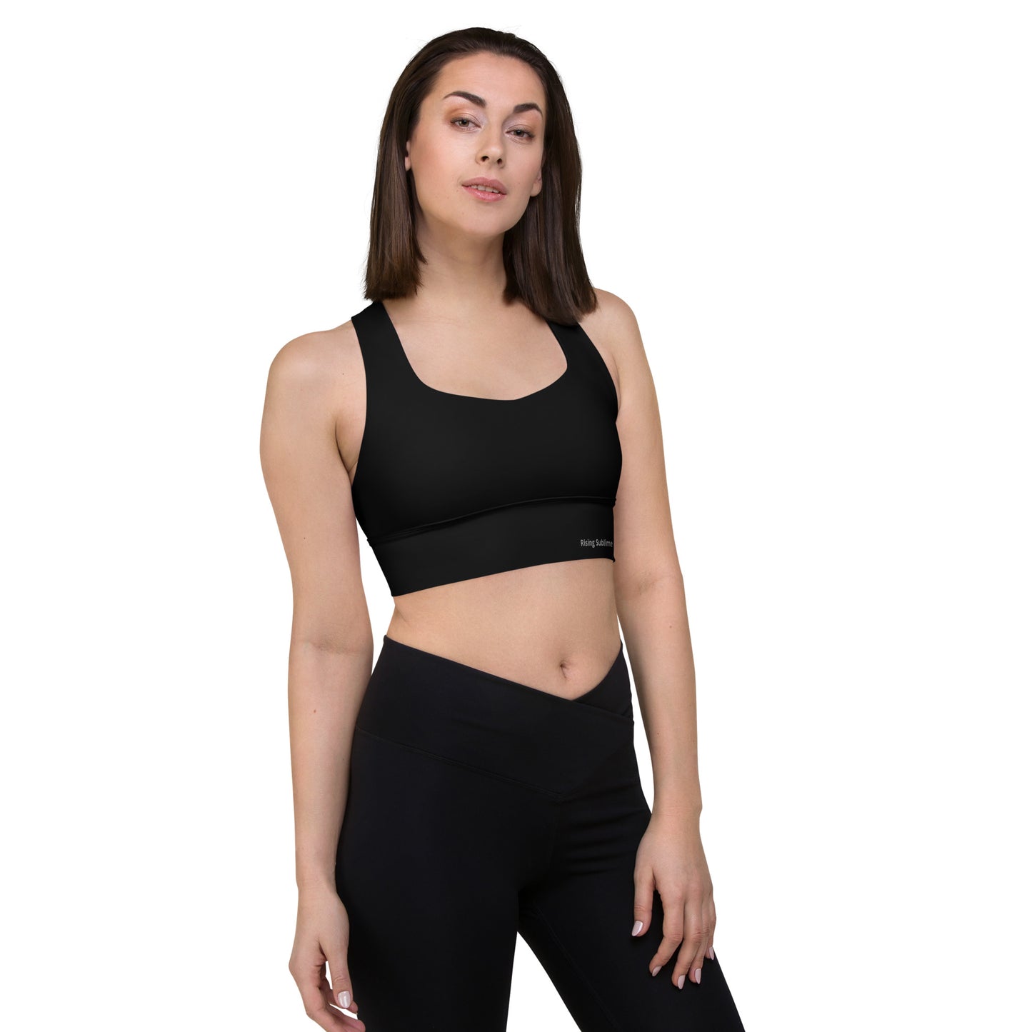 Rising Sublime Longline sports bra / Black