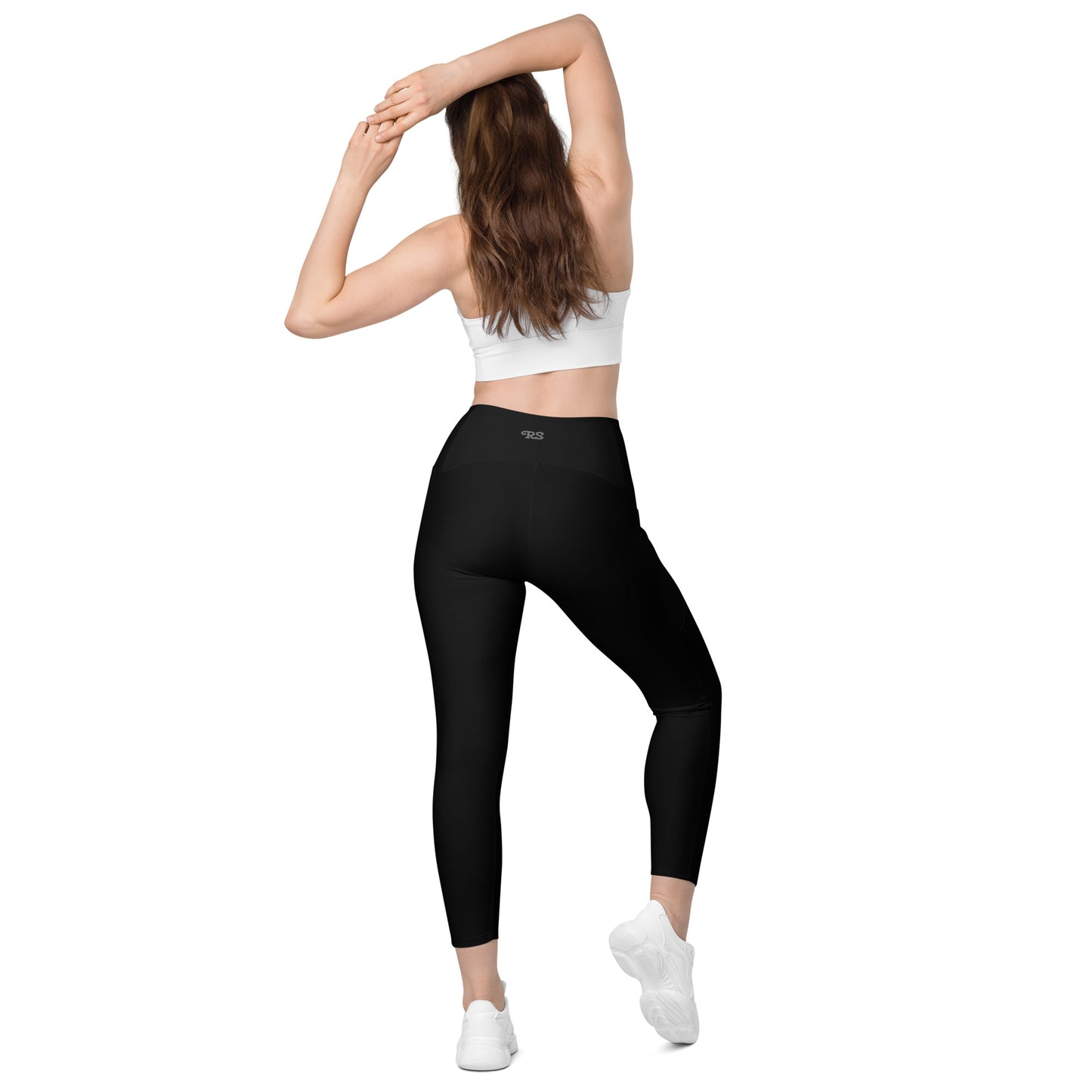 Rising Sublime Crossover leggings with pockets / Black