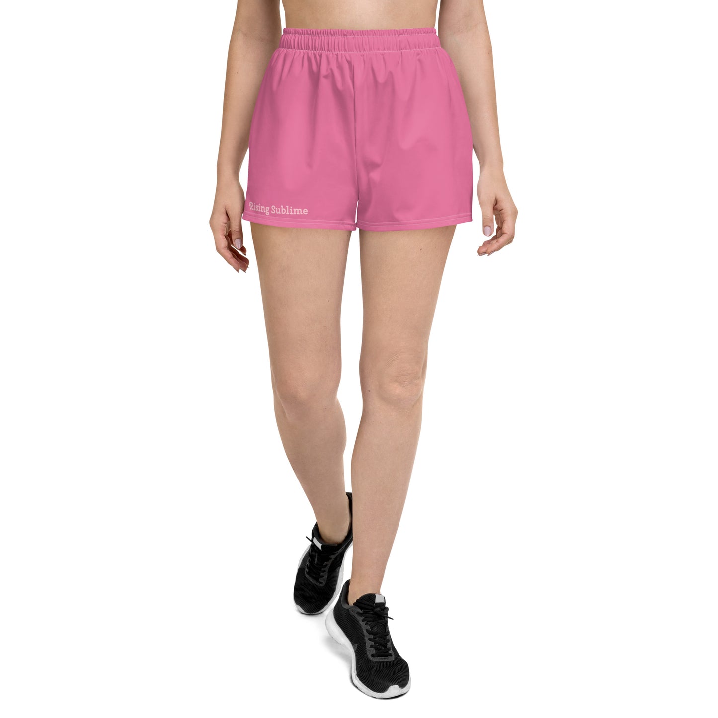 Rising Sublime Athletic Shorts-Fuchsia