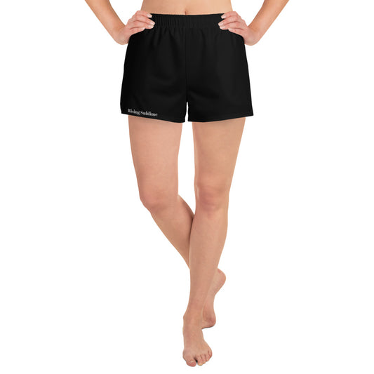 Rising Sublime Athletic Shorts-Black