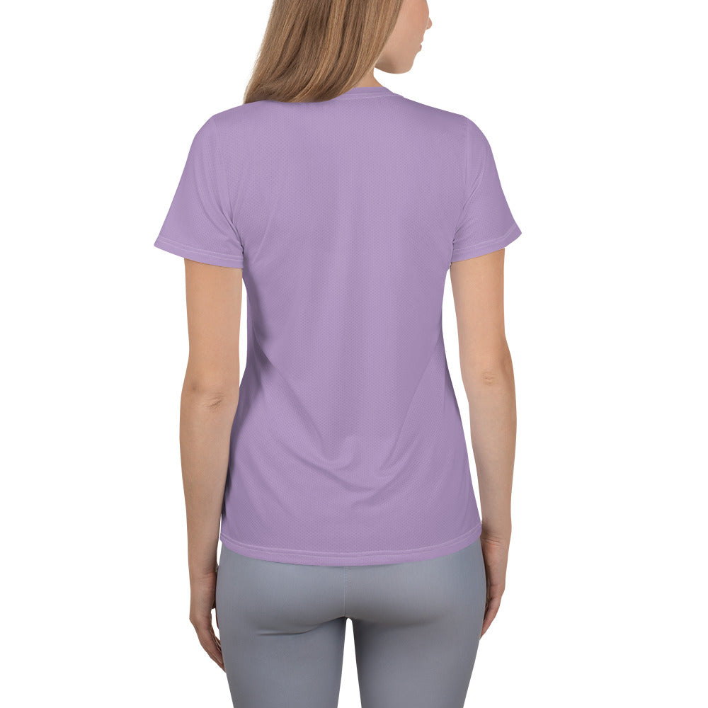 Rising Sublime Women's Athletic T-shirt / Lilac