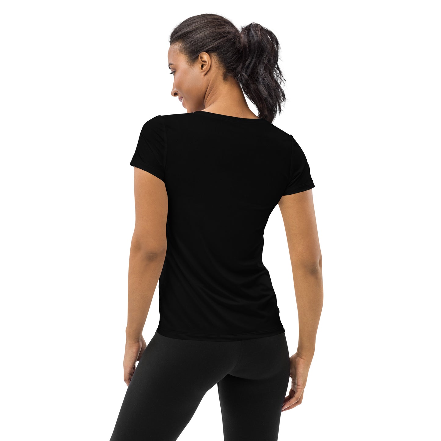 Rising Sublime Women's Athletic T-shirt / Black