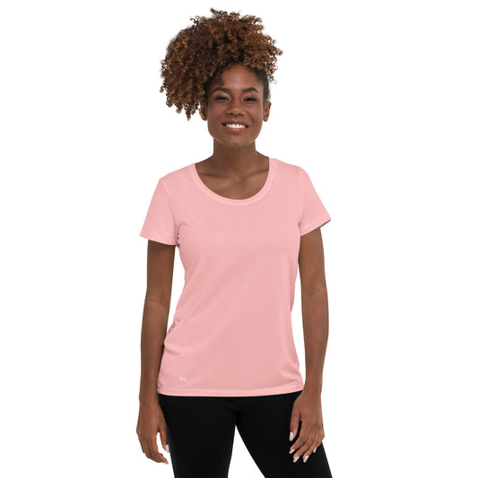 Rising Sublime Women's Athletic T-shirt / Flamingo