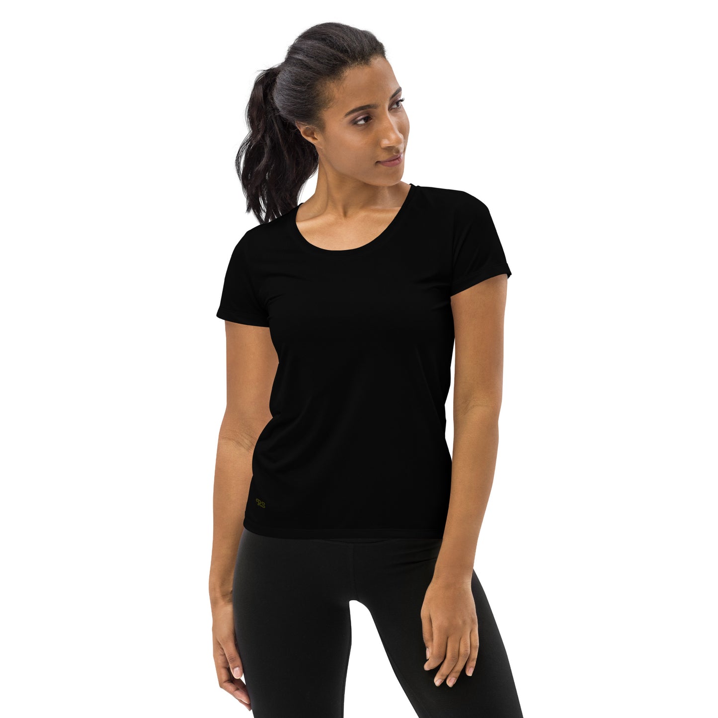 Rising Sublime Women's Athletic T-shirt / Black