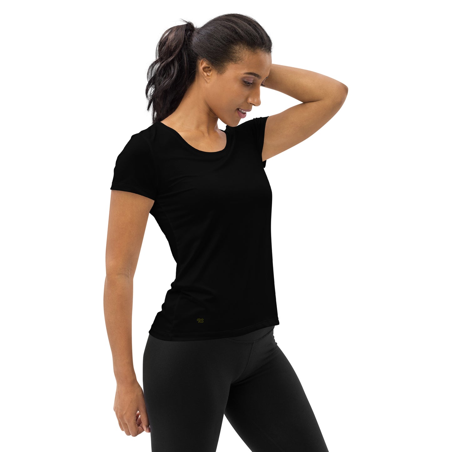 Rising Sublime Women's Athletic T-shirt / Black