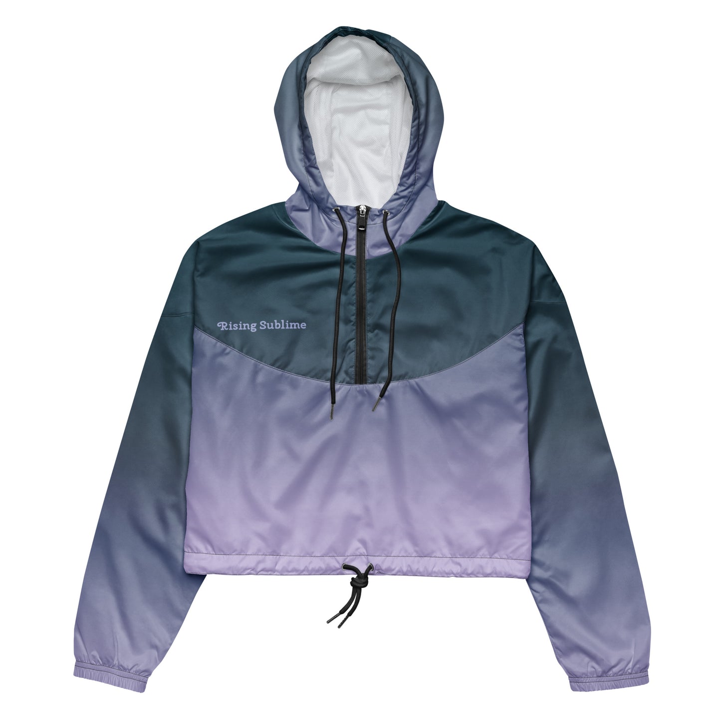 Women’s cropped windbreaker- Purple Storm