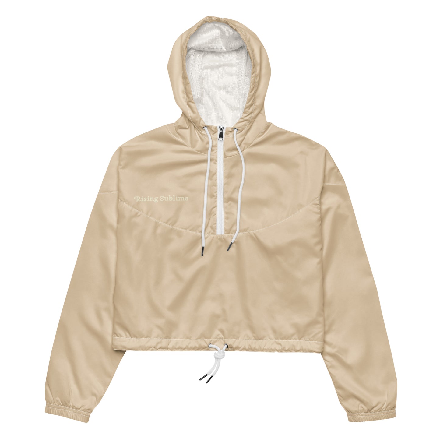 Women’s cropped windbreaker- Khaki