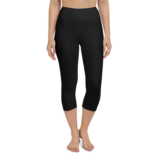 Rising Sublime Yoga Capri Leggings / Black