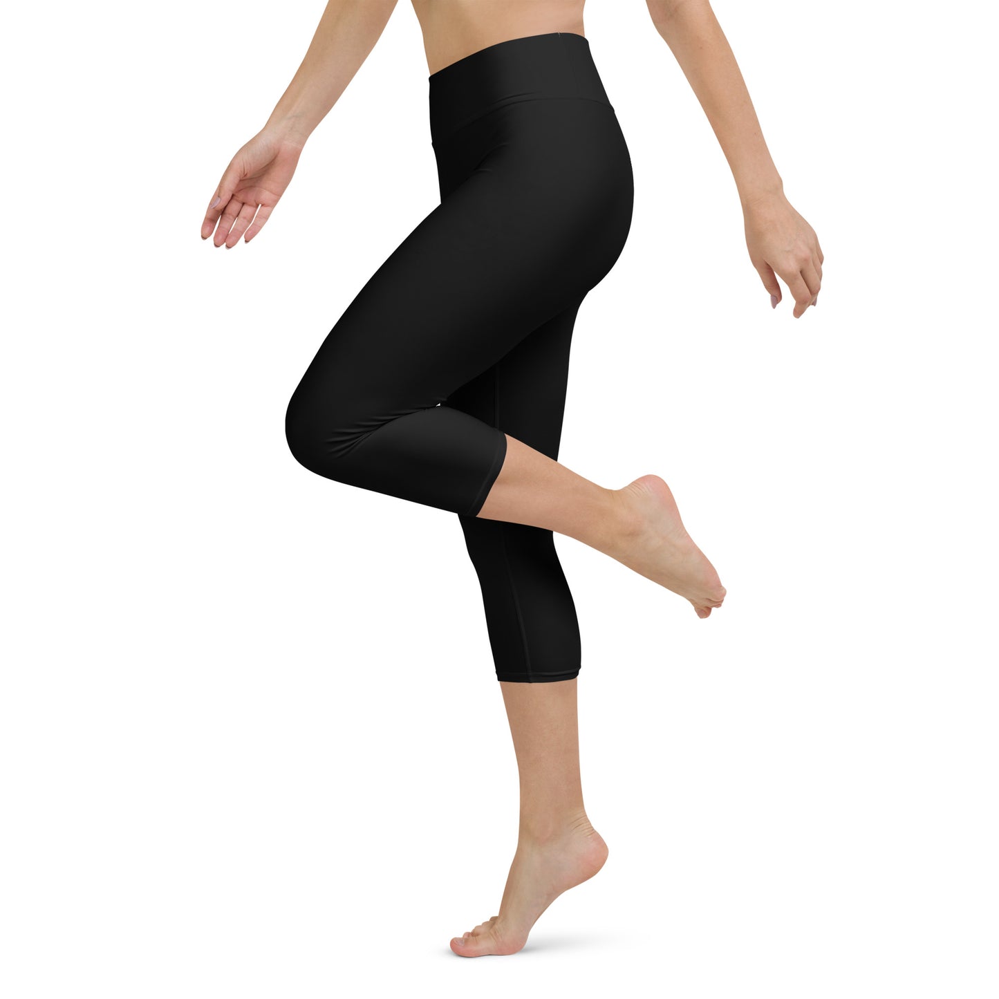 Rising Sublime Yoga Capri Leggings / Black