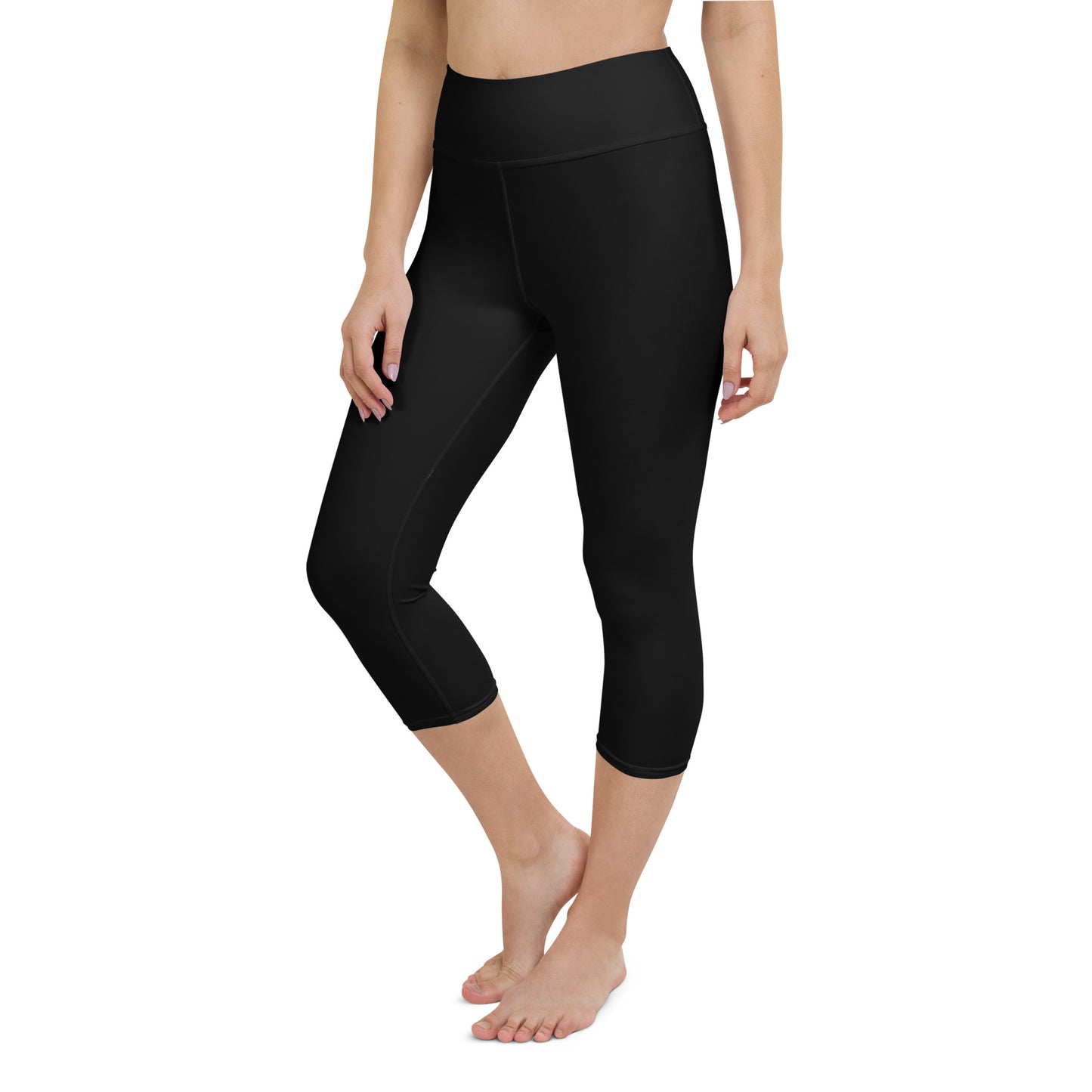 Rising Sublime Yoga Capri Leggings / Black