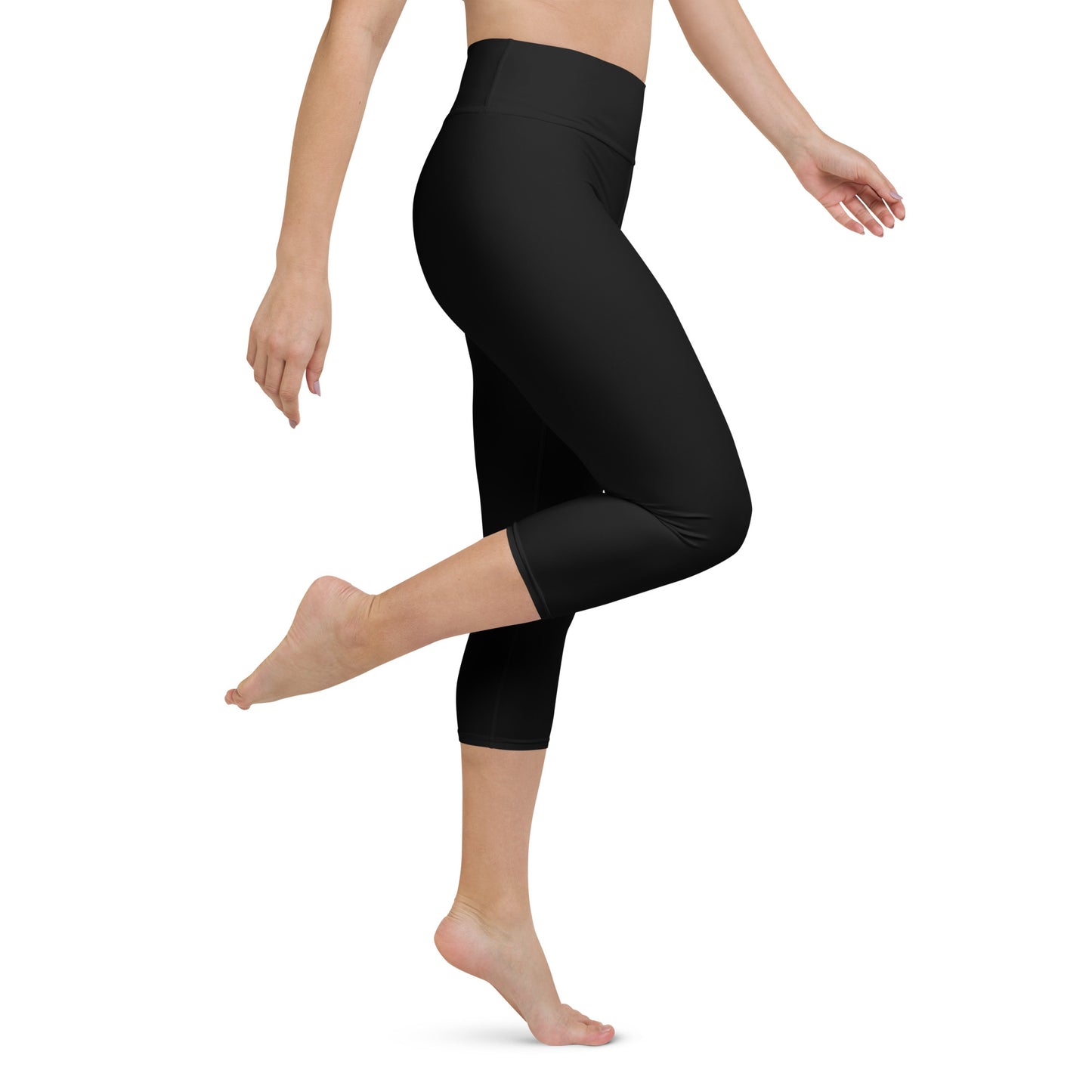 Rising Sublime Yoga Capri Leggings / Black