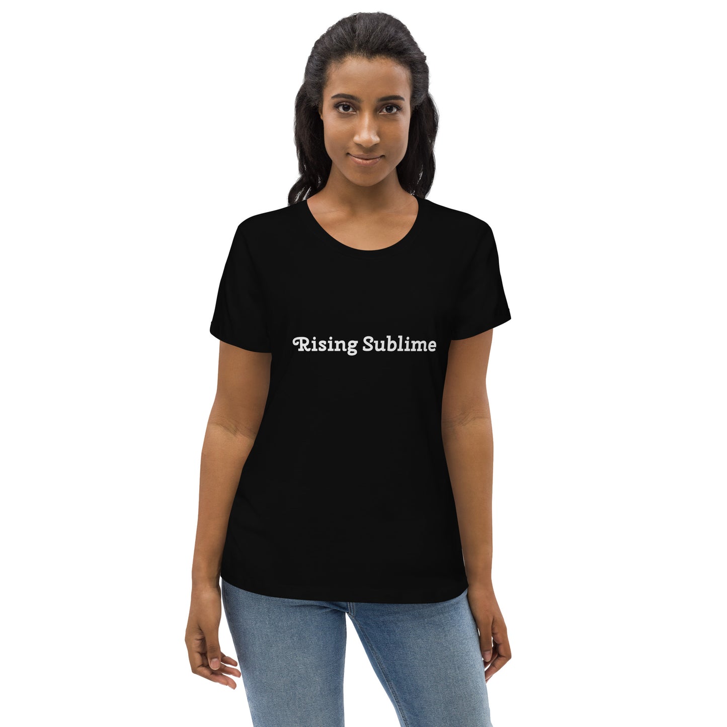 Rising Sublime Women's Fitted Tee / Black