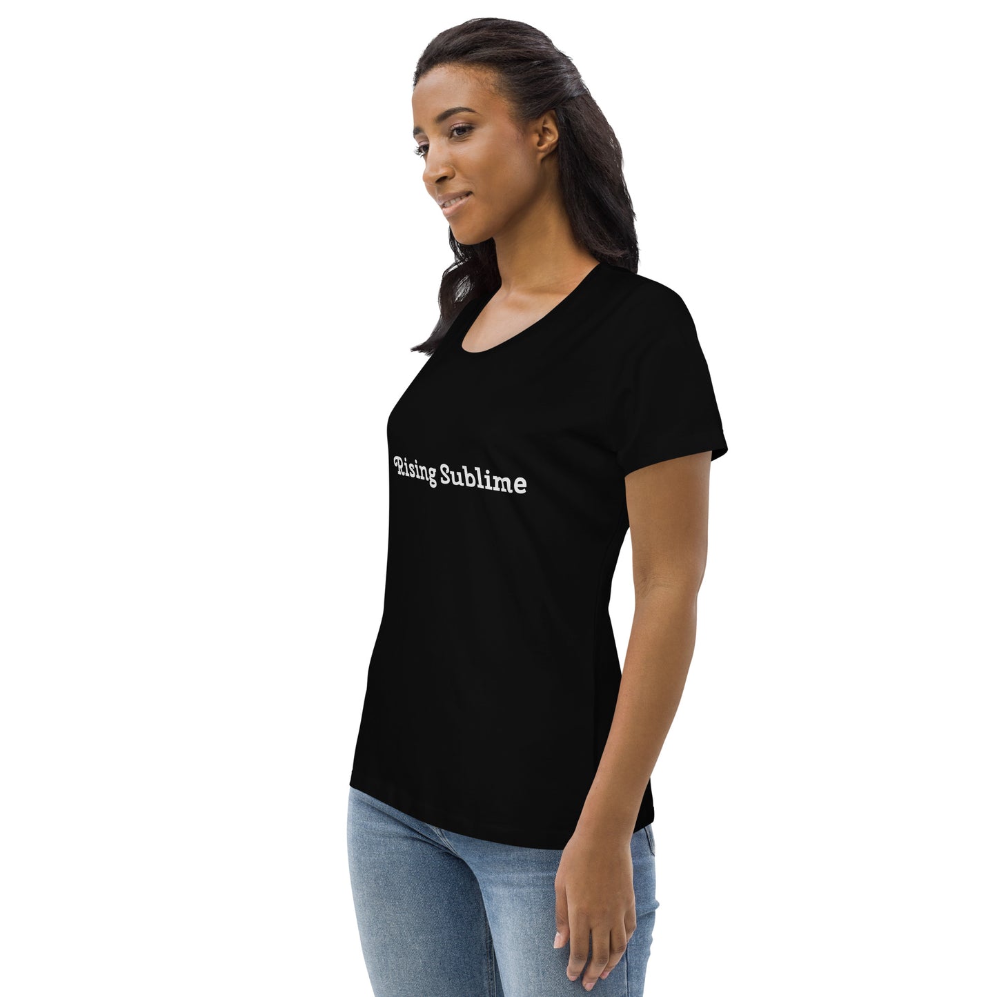 Rising Sublime Women's Fitted Tee / Black