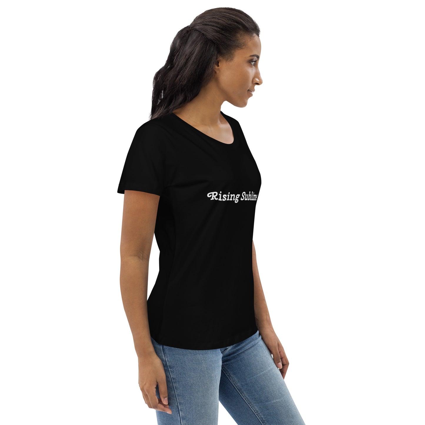 Rising Sublime Women's Fitted Tee / Black