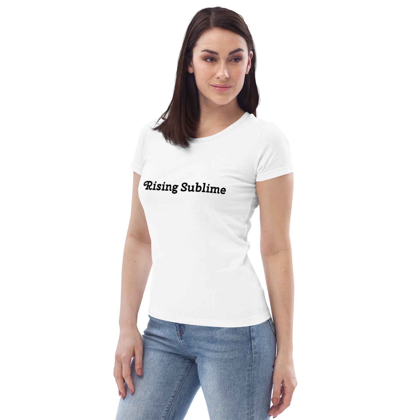 Rising Sublime Women's Fitted Tee / White