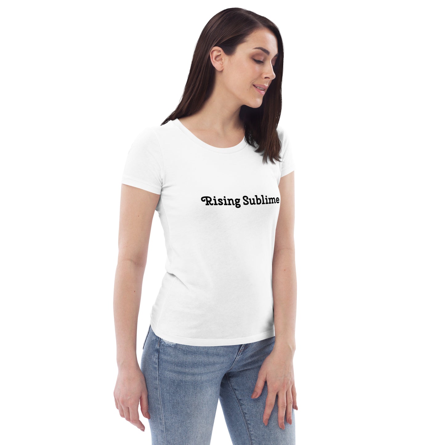 Rising Sublime Women's Fitted Tee / White